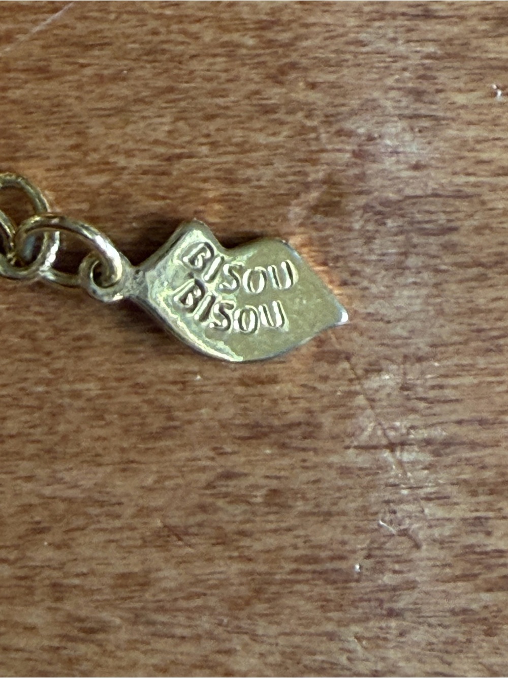 Bisou Bisou Gold-Tone Necklace with Aqua Floral Pendant - Picture 3 of 5